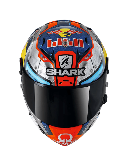 CASCO SHARK RACE-R PRO GP REPLICA MARTINATOR SIGNATURE BLUE / CHROM / ORANGE
