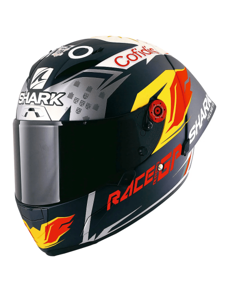 CASCO SHARK RACE-R PRO GP REPLICA OLIVEIRA SIGNATURE BLUE / SILVER / WHITE