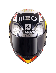 CASCO SHARK RACE-R PRO GP REPLICA OLIVEIRA SIGNATURE BLUE / SILVER / WHITE 2