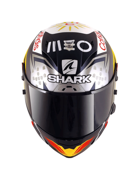 CASCO SHARK RACE-R PRO GP REPLICA OLIVEIRA SIGNATURE BLUE / SILVER / WHITE
