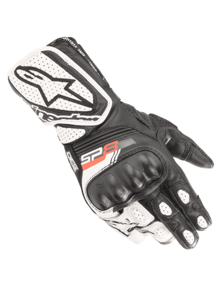 GUANTES ALPINESTARS STELLA SP-8 V3 MUJER BLACK / WHITE