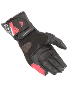 GUANTES ALPINESTARS STELLA SP-8 V3 MUJER BLACK / WHITE / DIVA PINK 2