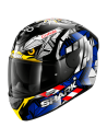 CASCO SHARK D-SKWAL 2 REPLICA OLIVEIRA FALCAO BLACK / BLUE / RED