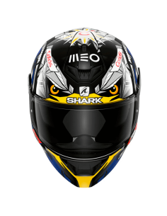 CASCO SHARK D-SKWAL 2 REPLICA OLIVEIRA FALCAO BLACK / BLUE / RED 2