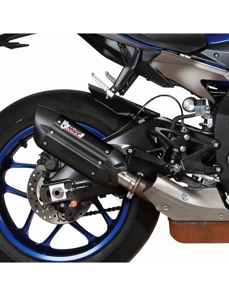 SILENCIADOR MIVV SUONO YAMAHA YZF R1 2015-2021 ACERO NEGRO