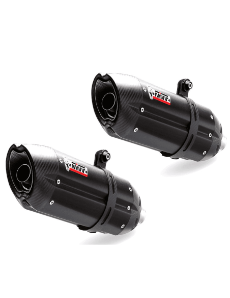 MIVV SUONO SCHALLDÄMPFER YAMAHA YZF R1 2009-2014 SCHWARZER STAHL