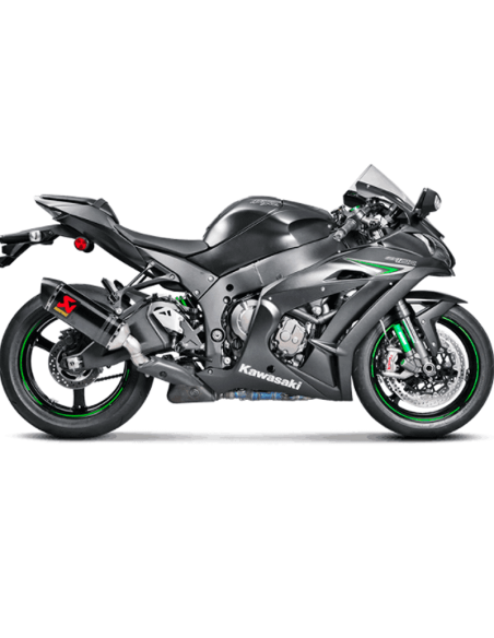 SILENCIADOR / SOPORTE SLIP ON CARBONO AKRAPOVIC KAWASAKI ZX-10R/RR 2016-2020