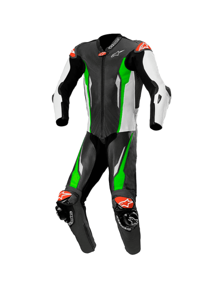 MONO ALPINESTARS RACING ABSOLUTE PROFESSIONAL FOR TECH-AIR BLACK / WHITE / GREEN FLUO