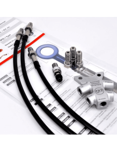 MELOTTI Kit de Latiguillos de Frenos de Competición para YAMAHA YZF-R1 2015-2021 REF: RBS.YA.315110
