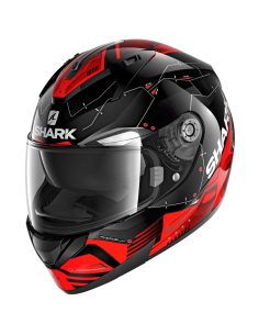 CASCO SHARK RIDILL 1.2 MECCA BLACK / RED / SILVER