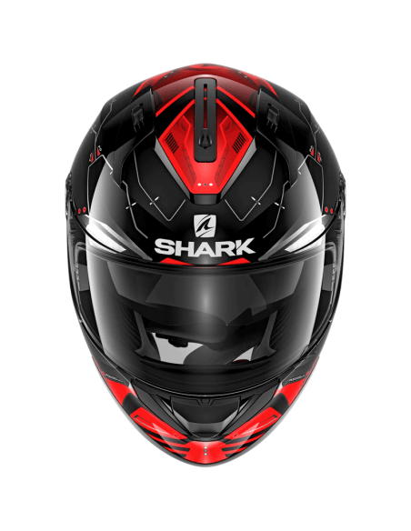 CASCO SHARK RIDILL 1.2 MECCA BLACK / RED / SILVER