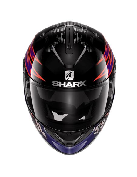 CASCO SHARK RIDILL 1.2 REPLICA LORENZO CATALAN BAD BOY BLACK / BLUE / ORANGE