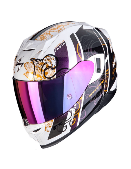 CASCO SCORPION EXO-520 AIR FASTA WHITE CHAMELEON