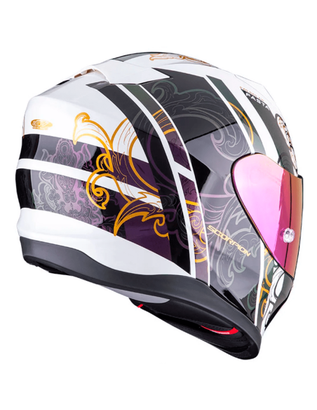 CASCO SCORPION EXO-520 AIR FASTA WHITE CHAMELEON