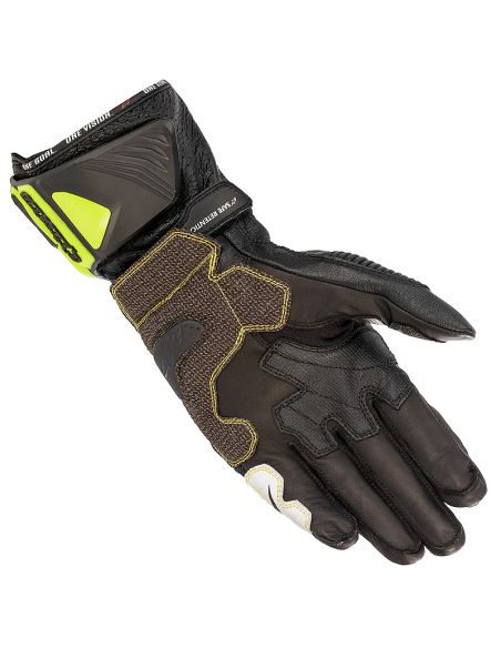 GUANTES ALPINESTARS GP TECH V2 BLACK / YELLOW FLUO / RED FLUO