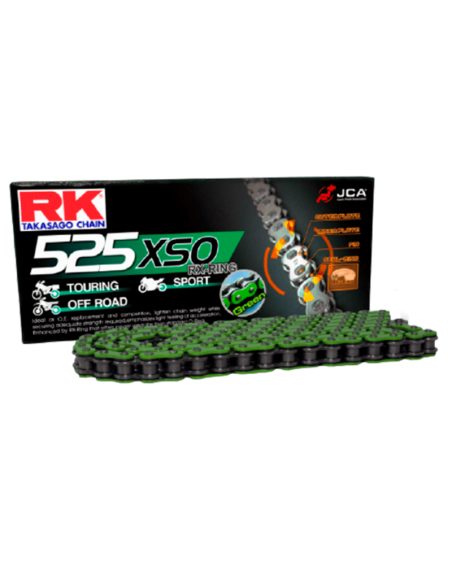RK Cadena de transmisión XSO 525 Verde