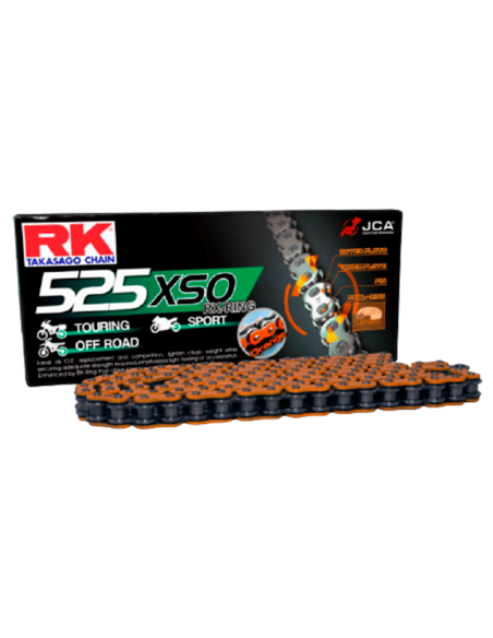 RK Cadena de transmisión XSO 525 Naranja