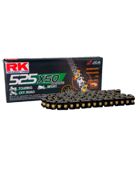 RK Cadena de transmisión XSO 525 Negro