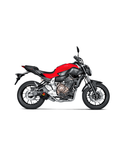 AKRAPOVIC ESCAPE COMPLETO INOX RACING YAMAHA MT-07 2014-2022 S-Y7R2-AFC