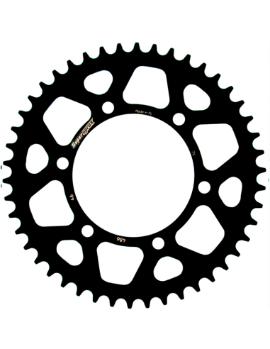 SUPERSPROX Corona Transmisión Aluminio KAWASAKI y YAMAHA 520 REF: RAL486X46BLK
