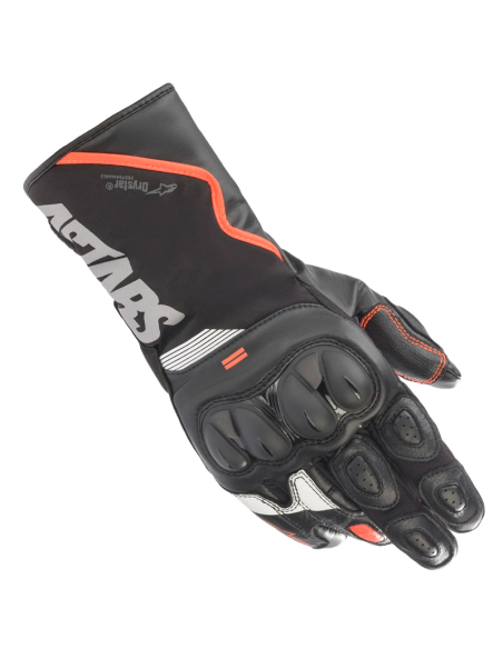 GUANTES ALPINESTARS SP-365 DRYSTAR BLACK / RED FLUO / WHITE