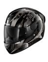 CASCO SHARK D-SKWAL 2 ATRAXX MATT BLACK / ANTHRACITE / SILVER