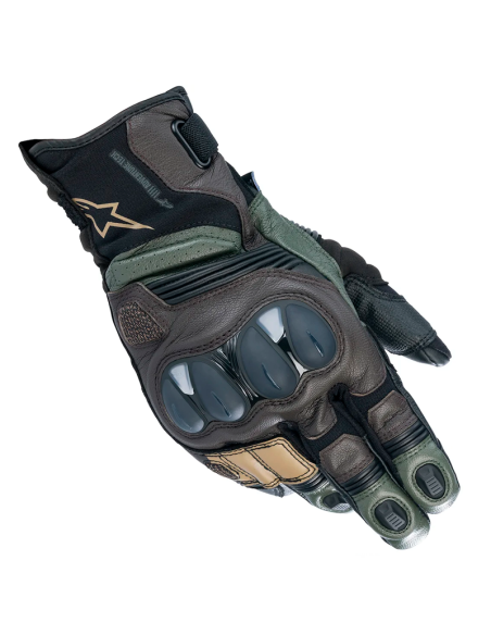 GUANTES ALPINESTARS BELIZE V2 BLACK / FOREST / BROWN