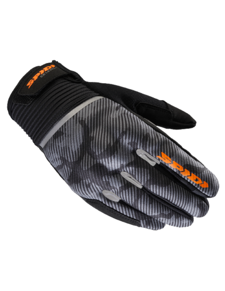GUANTES SPIDI FLASH CE BLACK CAMOUFLAGE / ORANGE