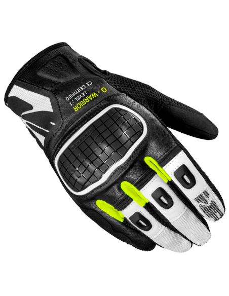 GUANTES SPIDI G-WARRIOR BLACK / YELLOW FLUO