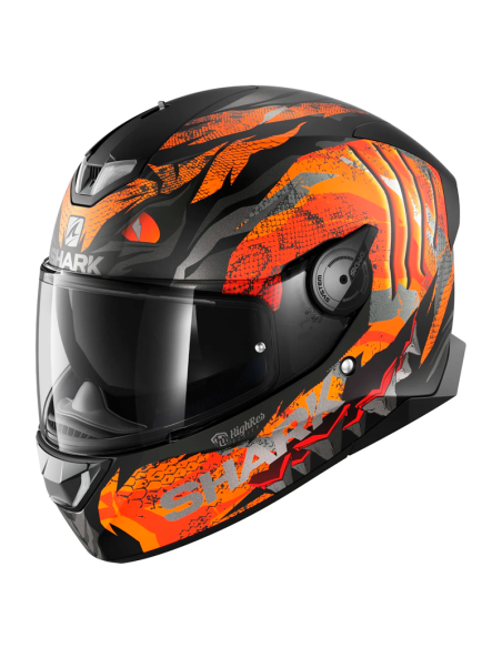 CASCO SHARK SKWAL 2.2 REPLICA IKER LECUONA MATT BLACK / ORANGE / SILVER