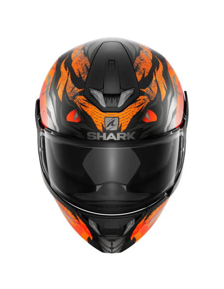 CASCO SHARK SKWAL 2.2 REPLICA IKER LECUONA MATT BLACK / ORANGE / SILVER