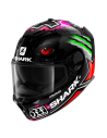 CASCO SHARK SPARTAN GT CARBON REPLICA REDDING SIGNATURE CARBON / RED / GREEN