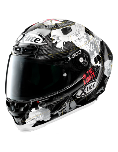 CASCO X-LITE X-803 RS ULTRA CARBON REPLICA CARLOS CHECA CARBON