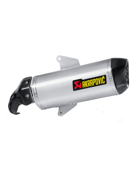 DÄMPFER GLEITEN AUF AKRAPOVIC EDELSTAHL GILERA GP 800 2008-15