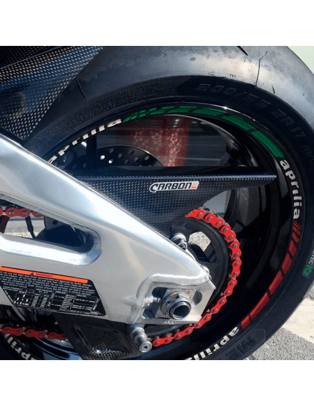 CARBON 2 RACE Protector Cadena Carbono APRILIA RSV4 2009-2021