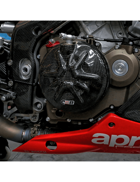 Protector / Tapa Embrague Carbono CARBON 2 RACE APRILIA RSV4 2009-2021