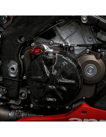 Protector / Tapa Embrague Carbono CARBON 2 RACE APRILIA RSV4 2009-2024