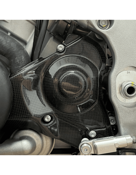 CARBON 2 RACE Tapa piñón Carbono APRILIA RSV4 2009-2021