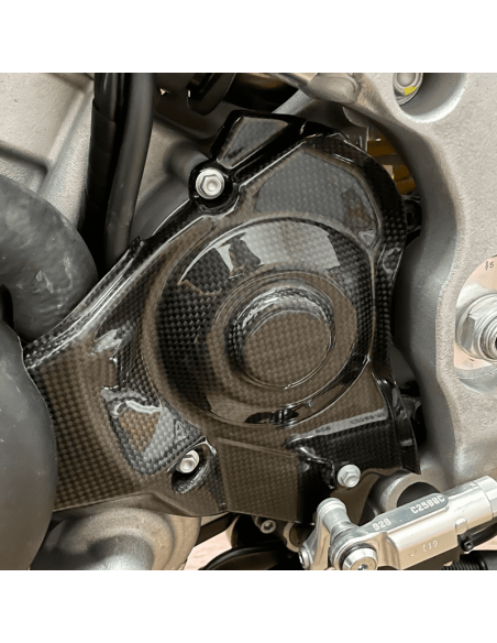 CARBON 2 RACE Tapa piñón Carbono APRILIA RSV4 2009-2021