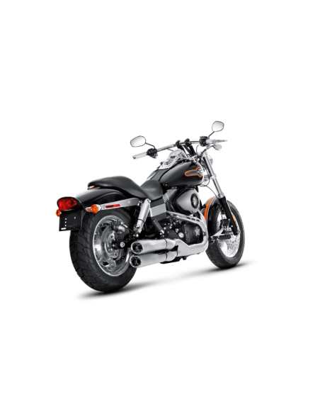 SILENCIADORES AKRAPOVIC DYNA CHROME HD FXDF FAT BOB/FXDWG WIDE GLIDE
