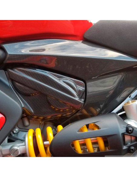 CARBON 2 RACE Protector Sub Chasis Carbono DUCATI PANIGALE V2
