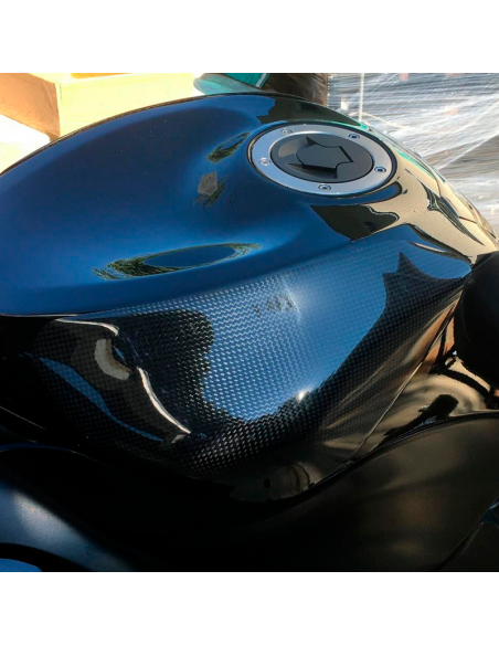 CARBON 2 RACE Deslizadores de Depósito Carbono KAWASAKI ZX-6R 636 2009-2021
