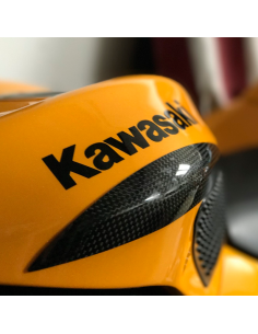 CARBON 2 RACE Deslizadores de Depósito Carbono KAWASAKI ZX-10R 2004-2007 2