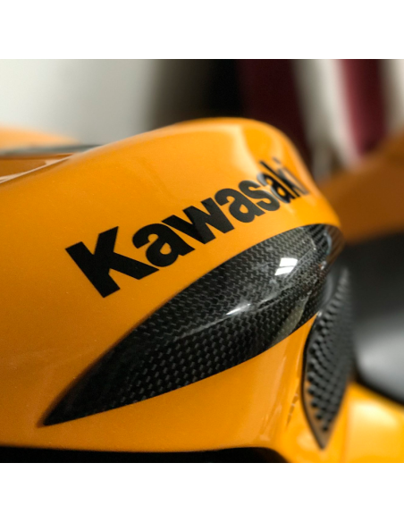 CARBON 2 RACE Deslizadores de Depósito Carbono KAWASAKI ZX-10R 2004-2007