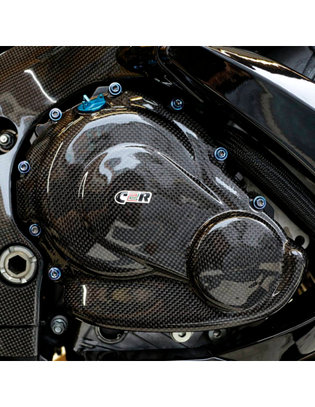 CARBON 2 RACE Protector / Tapa Embrague Carbono SUZUKI GSX-R 600 / 750 2008-2016