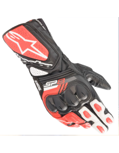 GUANTES ALPINESTARS SP-8 V3 BLACK / WHITE / BRIGHT RED
