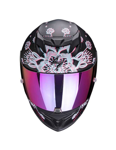 CASCO SCORPION EXO-520 AIR TINA MATT BLACK / SILVER