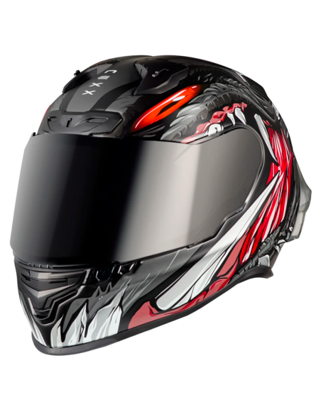 CASCO NEXX X.R3R ZORGA BLACK / RED MATT