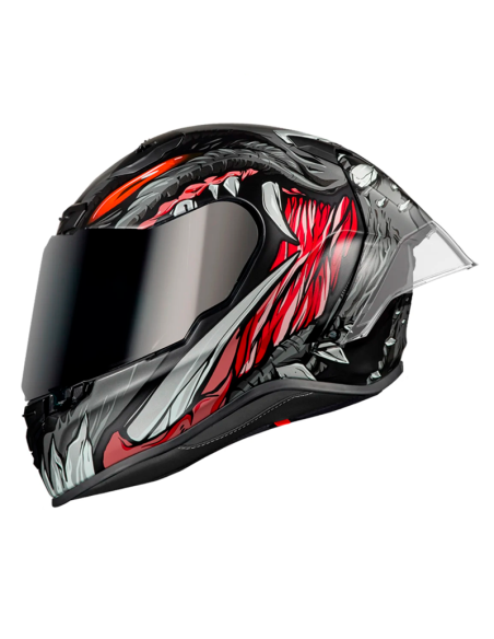 CASCO NEXX X.R3R ZORGA BLACK / RED MATT