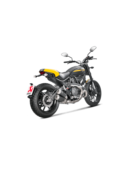 COLECTOR DE TITANIO AKRAPOVIC DUCATI SCRAMBLER 2015-2019
